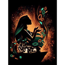 Load image into Gallery viewer, Diamond Painting - Full Round - Disney character silhouette (30*40CM)