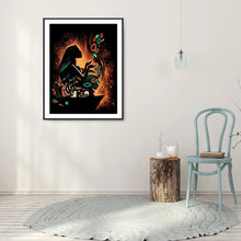 Load image into Gallery viewer, Diamond Painting - Full Round - Disney character silhouette (30*40CM)