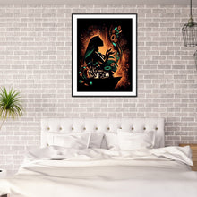 Load image into Gallery viewer, Diamond Painting - Full Round - Disney character silhouette (30*40CM)