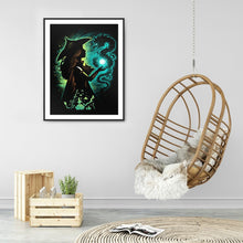 Load image into Gallery viewer, Diamond Painting - Full Round - Disney character silhouette (30*40CM)