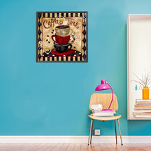 Load image into Gallery viewer, Diamond Painting - Full Square - coffee calligraphy (30*30CM)