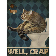 Load image into Gallery viewer, Diamond Painting - Full Round - black cat pictorial (30*40CM)