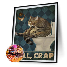 Load image into Gallery viewer, Diamond Painting - Full Round - black cat pictorial (30*40CM)