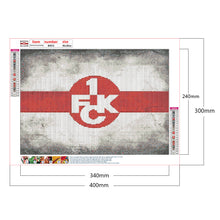 Load image into Gallery viewer, Diamond Painting - Full Round - team logo (40*30CM)