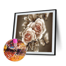 Load image into Gallery viewer, Diamond Painting - Full Round - vintage rose (40*40CM)