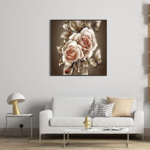Load image into Gallery viewer, Diamond Painting - Full Round - vintage rose (40*40CM)