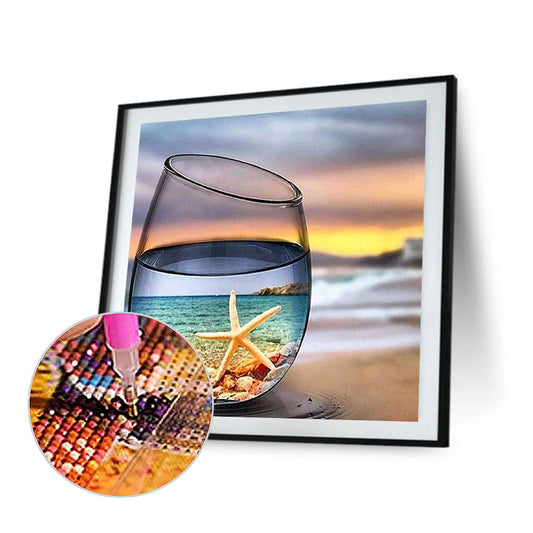 Diamond Painting - Full Square - starfish cup (30*30CM)