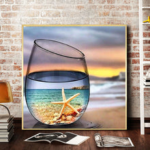 Load image into Gallery viewer, Diamond Painting - Full Square - starfish cup (30*30CM)