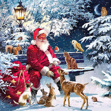 Load image into Gallery viewer, Diamond Painting - Full Round - Santa Claus (50*50CM)