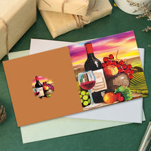 Load image into Gallery viewer, 8pcs DIY Diamond Painting Greeting Cards with Envelopes Mosaic Postcards