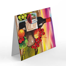 Load image into Gallery viewer, 8pcs DIY Diamond Painting Greeting Cards with Envelopes Mosaic Postcards