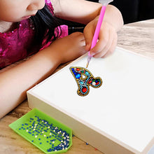 Load image into Gallery viewer, DIY Key Chain Diamond Painting Letters Women Bag Keyring Pendant Gift (A)