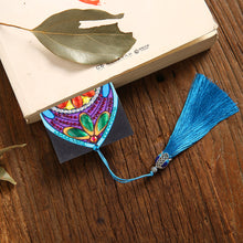 Load image into Gallery viewer, DIY Diamond Painting Leather Bookmark Mandala Tassel Book Marks Craft Art