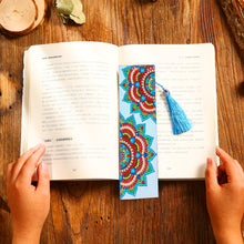 Load image into Gallery viewer, DIY Diamond Painting Leather Bookmark Mandala Tassel Book Marks Craft Art