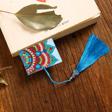 Load image into Gallery viewer, DIY Diamond Painting Leather Bookmark Mandala Tassel Book Marks Craft Art