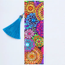Load image into Gallery viewer, DIY Diamond Painting Leather Bookmark Mandala Tassel Book Marks Craft Art