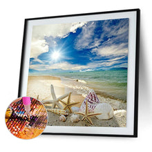Load image into Gallery viewer, Diamond Painting - Full Square - seaside beach (30*30CM)