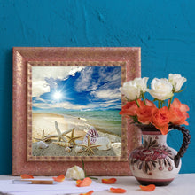 Load image into Gallery viewer, Diamond Painting - Full Square - seaside beach (30*30CM)