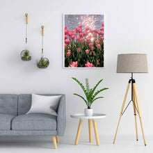 Load image into Gallery viewer, Diamond Painting - Full Round - pink tulips (30*40CM)