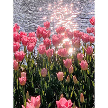 Load image into Gallery viewer, Diamond Painting - Full Round - pink tulips (30*40CM)