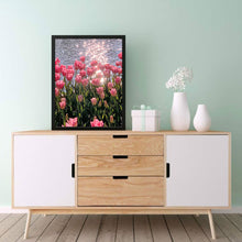 Load image into Gallery viewer, Diamond Painting - Full Round - pink tulips (30*40CM)