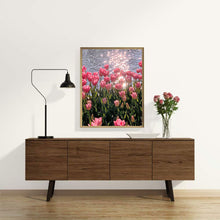 Load image into Gallery viewer, Diamond Painting - Full Round - pink tulips (30*40CM)