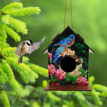 Load image into Gallery viewer, Hanging Bird House DIY Diamond Painting Wooden Bird Nest Hut Parrot Cage