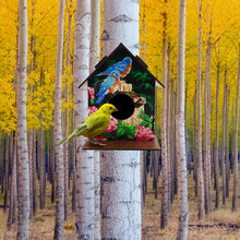 Load image into Gallery viewer, Hanging Bird House DIY Diamond Painting Wooden Bird Nest Hut Parrot Cage