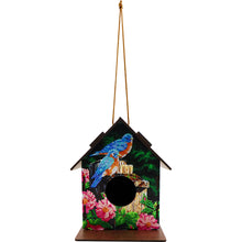 Load image into Gallery viewer, Hanging Bird House DIY Diamond Painting Wooden Bird Nest Hut Parrot Cage
