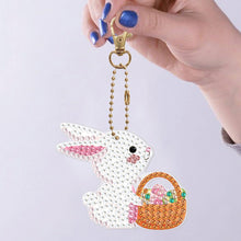 Load image into Gallery viewer, 5D Diamond Painting Keyring Kits DIY Cartoon Animal Keychain Bag Pendant