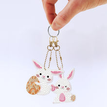 Load image into Gallery viewer, 5D Diamond Painting Keyring Kits DIY Cartoon Animal Keychain Bag Pendant