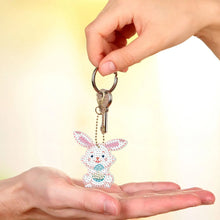 Load image into Gallery viewer, 5D Diamond Painting Keyring Kits DIY Cartoon Animal Keychain Bag Pendant