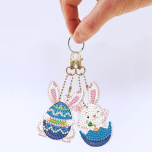 Load image into Gallery viewer, 5D Diamond Painting Keyring Kits DIY Cartoon Animal Keychain Bag Pendant