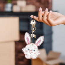 Load image into Gallery viewer, 5D Diamond Painting Keyring Kits DIY Cartoon Animal Keychain Bag Pendant
