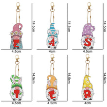 Load image into Gallery viewer, 5D Diamond Painting Keyring Kits DIY Cartoon Animal Keychain Bag Pendant