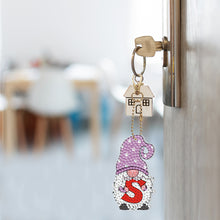 Load image into Gallery viewer, 6pcs Diamond Painting Keyring Kits DIY Gnome Keychain Bag Pendant (YSK097)