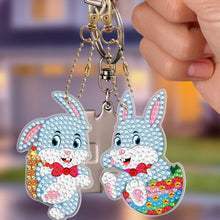 Load image into Gallery viewer, 5D Diamond Painting Keyring Kits DIY Cartoon Animal Keychain Bag Pendant