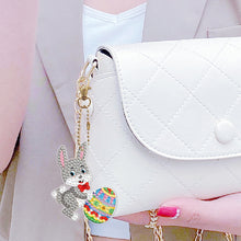Load image into Gallery viewer, 5pcs Diamond Painting Keyring Kits DIY Rabbit Keychain Bag Pendant (YSK098)