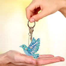Load image into Gallery viewer, 5pcs Diamond Painting Keyring Kit DIY Hummingbird Keychain Pendant (YSK100)