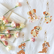Load image into Gallery viewer, 5D Diamond Painting Keyring Kits DIY Cartoon Animal Keychain Bag Pendant