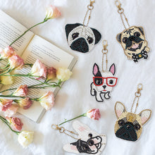 Load image into Gallery viewer, 5D Diamond Painting Keyring Kits DIY Cartoon Animal Keychain Bag Pendant