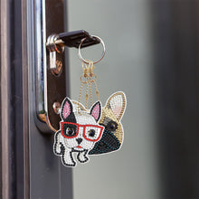 Load image into Gallery viewer, 5pcs Diamond Painting Keyring Kits DIY Dog Keychain Bag Pendant (YSK104)