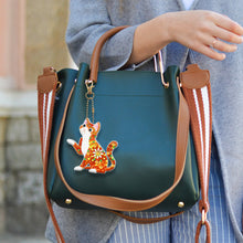 Load image into Gallery viewer, 5D Diamond Painting Keyring Kits DIY Cartoon Animal Keychain Bag Pendant