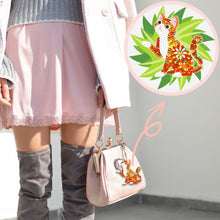 Load image into Gallery viewer, 5D Diamond Painting Keyring Kits DIY Cartoon Animal Keychain Bag Pendant