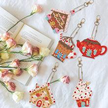 Load image into Gallery viewer, 5D Diamond Painting Keyring Kits DIY Cartoon Animal Keychain Bag Pendant