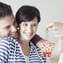 Load image into Gallery viewer, 5pcs Diamond Painting Keyring Kits DIY Cake House Keychain Pendant (YSK106)