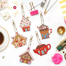 Load image into Gallery viewer, 5D Diamond Painting Keyring Kits DIY Cartoon Animal Keychain Bag Pendant