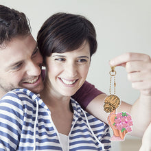 Load image into Gallery viewer, 5D Diamond Painting Keyring Kits DIY Cartoon Animal Keychain Bag Pendant