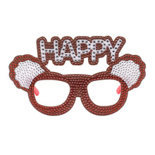 Load image into Gallery viewer, Adult Kids Diamond Painting Glasses DIY Party Birthday Photo Props (YJ035)