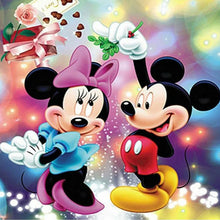 Load image into Gallery viewer, Diamond Painting - Full Round - mickey and minnie (40*40CM)